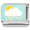 CT3945 Cloud with Rain Italian Charm