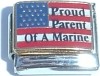 CT3975 Proud Parent of a Marine Charm