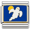 CT3984 Ghost and Moon Italian Charm