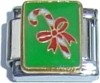 CT4031 Candy Cane with Bow Italian Charm