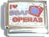 CT4158 I Love Soap Operas Italian Charm
