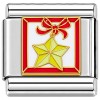 CT4275 Star with Bow Italian Charm