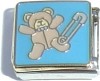 CT4367B Teddy Bear for Boy Italian Charm