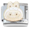 CT4400 Cute Monster Face White Italian Charm