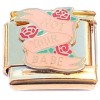 CT4461 Not Your Babe Goldtone Base Italian Charm