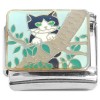 CT4495 Cat Climbing Tree Italian Charm