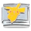 CT4525 Pokemon Pikachu Smiling Italian Charm