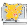CT4526 Pokemon Pikachu with Pokeball Italian Charm