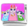 CT4541 Power Puff Girls Fuchsia Italian Charm