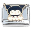 CT4549 Bunny Rabbit Sitting Italian Charm