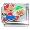 CT4561 Mario Running Turtle Shell Italian Charm