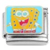 CT4562 Sponge Bob on Blue Italian Charm