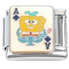 CT4564 Sponge Bob Ace Playing Card Italian Charm
