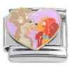 CT4566 Lady Tramp Heart Italian Charm