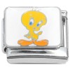 CT4573 Tweety Bird White Italian Charm