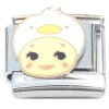 CT4577 Cute Duck Angel Italian Charm