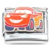 CT4597 Race Car Lightning Italian Charm