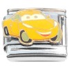 CT4599 Yellow Car Italian Charm