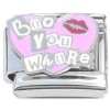 CT4603 Boo You Whore Italian Charm