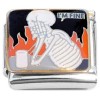 CT4608 Skeleton I'm Fine Italian Charm