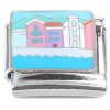CT4660 Cute Buildings Houses Water Italian Charm