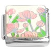 CT8692 Cute Red Petal Flower Italian Charm