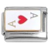 CT4807 Ace of Hearts Italian Charm