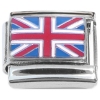 CT4929 Great Britain United ingdom Flag Italian Charm