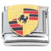 CT4950 Porsche Car Logo Italian Charm