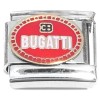 CT4953 Bugatti Car Logo Italian Charm