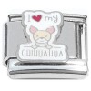 CT4964 I Love My Chihuahua Italian Charm