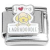 CT4965 I Love My Labradoodle Italian Charm