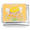CT4985 Bee on Flower Italian Charm