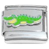 CT4995 Alligator Crocodile Teeth Italian Charm