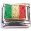 CT6697 Glitter Italy Flag Italian Charm