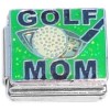 CT6768 Golf Mom on Green Italian Charm