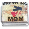 CT6775 Wrestling Mom on White Italian Charm