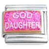 CT6793 God Daughter Pink Goddaughter Italian Charm