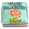 CT6799 Grand Daughter Rose Granddaughter Blue Italian Charm