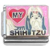 CT6972 Love My Shih Tzu Dog Italian Charm