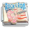 CT6989 Rock and Roll Pink Guitar Italian Charm