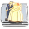 CT7003 Wedding Couple Bride Groom Marriage Italian Charm