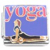 CT7010 Yoga Pose Woman Italian Charm