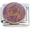 CT7024 Jesus Circle Medallion Italian Charm