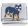 CT7025 Black Dog Schipperke Italian Charm