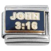 CT7049 John 3:16 Italian Charm