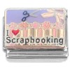 CT7093 I Love Scrapbooking Italian Charm