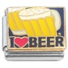 CT7190 I Love Beer Frosty Mug Drink Italian Charm 