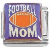 CT7203 Sports Football Mom Purple Italian Charm 
