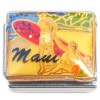 CT7208 Maui Surfer Man Woman Island Italian Charm 